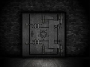 bank-vault-door-dark-interior