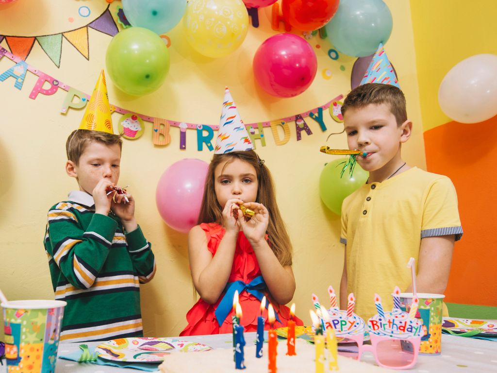 celebrating birthday in an escape room