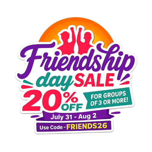 Exit Lab Houston – Friendship Day Sale, 20% off for groups of 3 or more, use code FRIENDS26