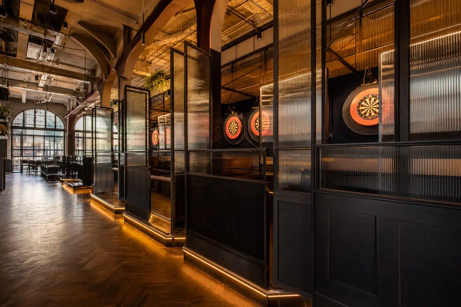 Flight Club's interactive dartboards