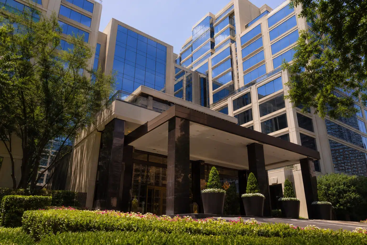 The Post Oak Hotel's grand entrance